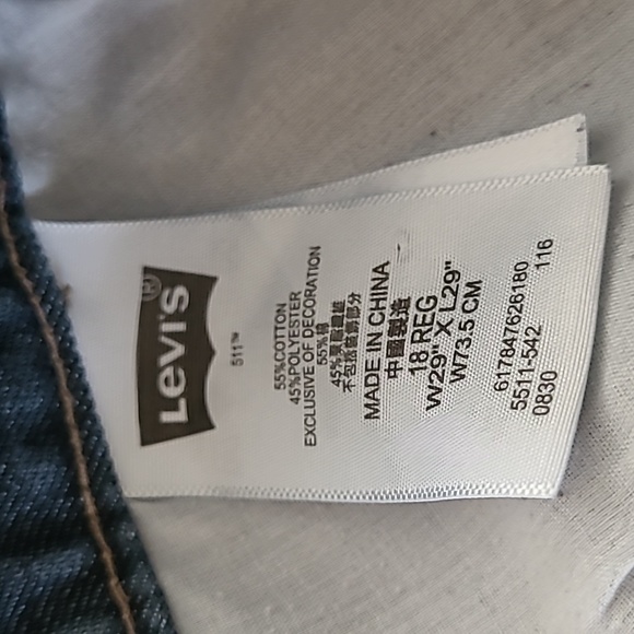 Levi's 511 18reg boys 29x29 jean - Picture 6 of 7